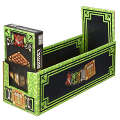 Mattel Minecraft Card Game packaging ready for quick setup and vibrant play.