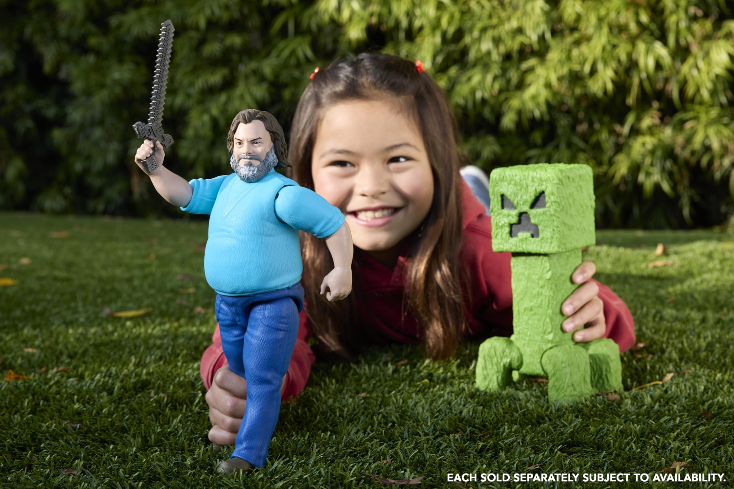 Mattel Minecraft Creeper 12-inch figure with authentic detailing for display.