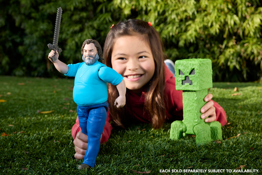 Mattel Minecraft Creeper 12-inch figure with authentic detailing for display.