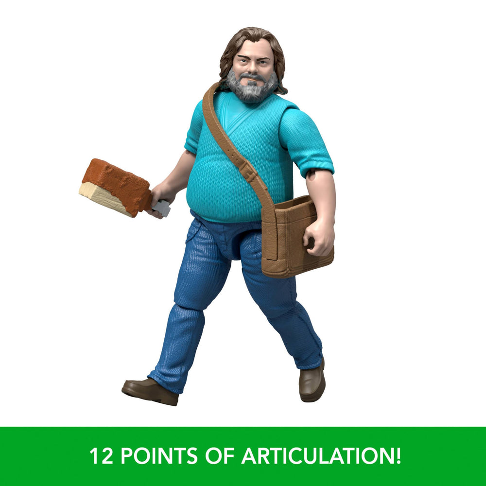 Mattel Minecraft Creeper figure for surprise encounters and display.