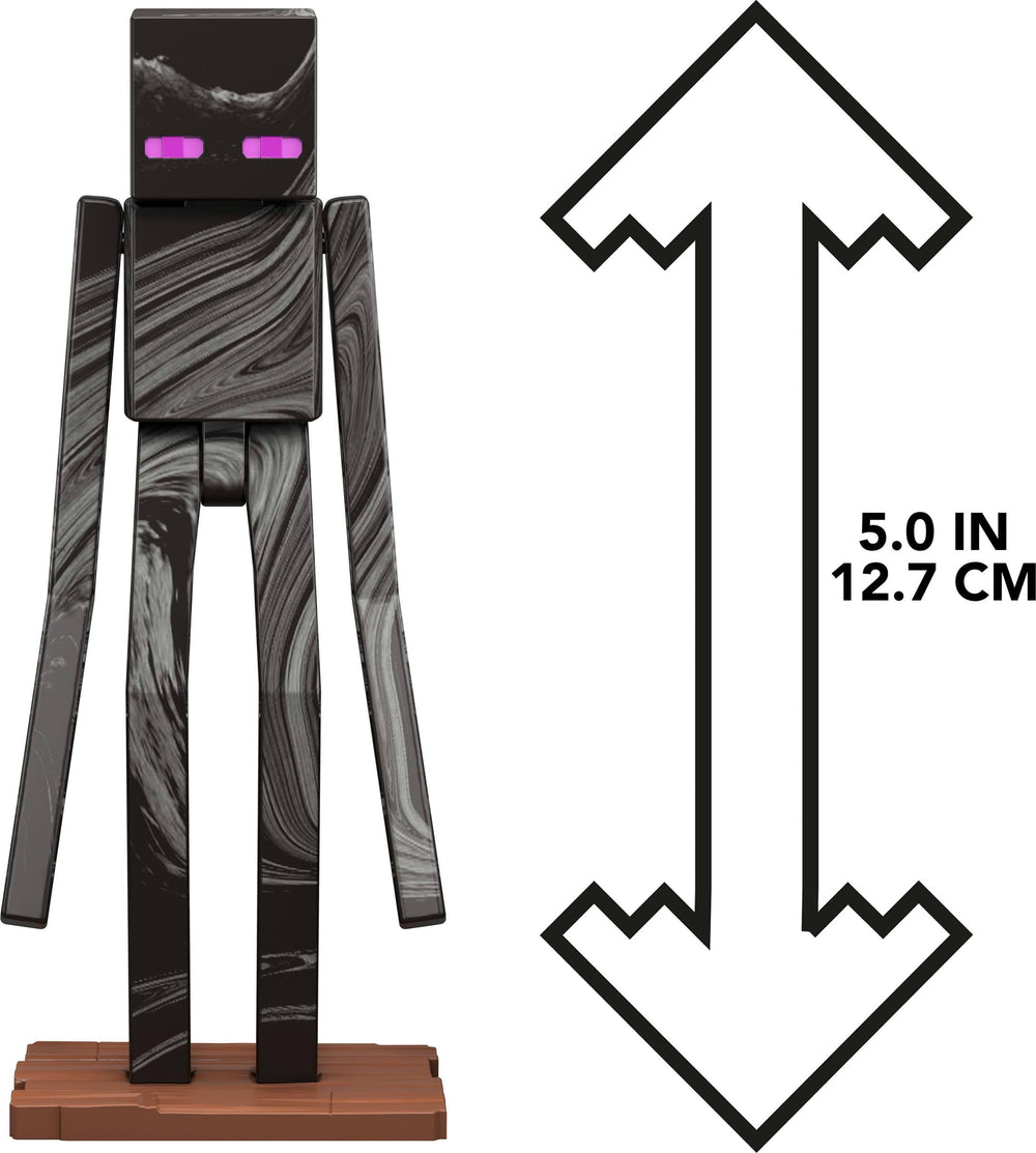 Mattel Minecraft Enderman accessories with bow and arrow enable imaginative adventures and quick scene setup.