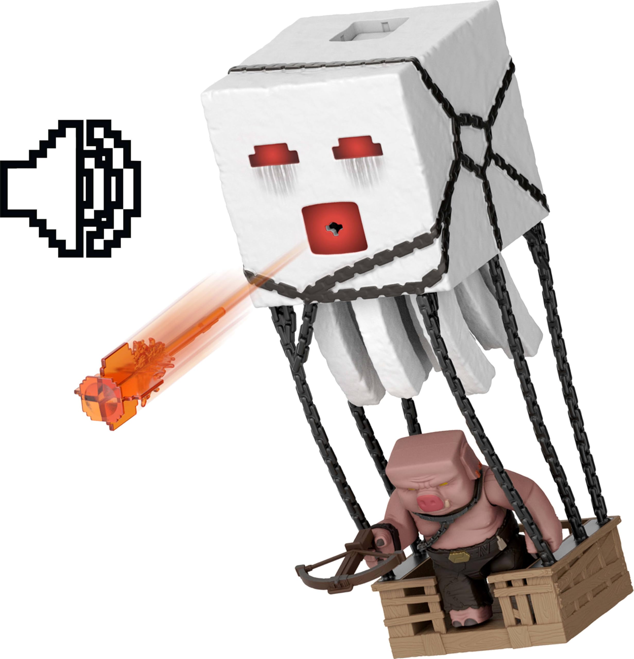 Mattel Minecraft Playset supports collaborative play for ages 6 and up.