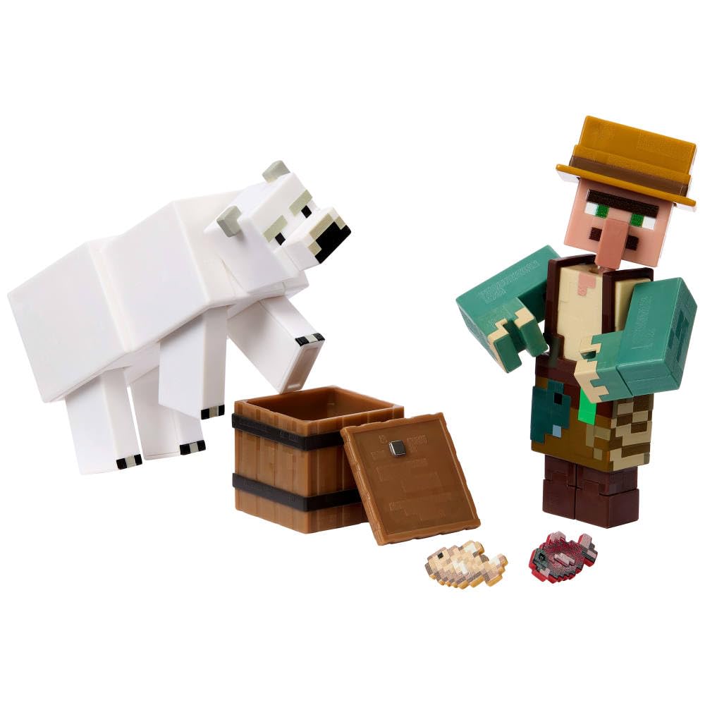 Mattel Minecraft 2-pack ideal for collectors and display cases.