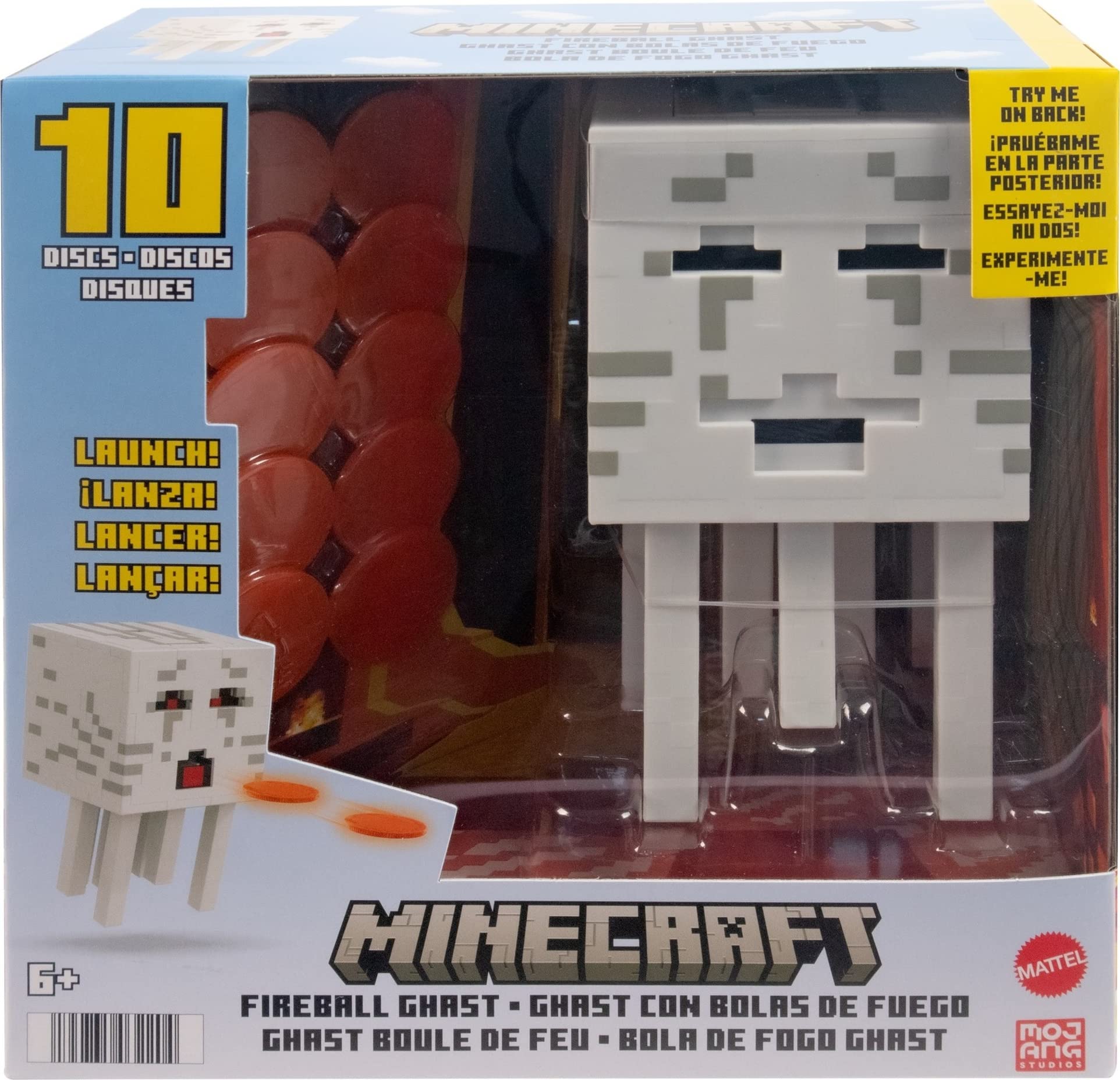 Mattel Minecraft Ghast collectible gift pack ideal for fans and collectors.