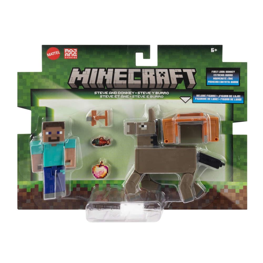 Mattel Minecraft gift set ideal for fans six and up.