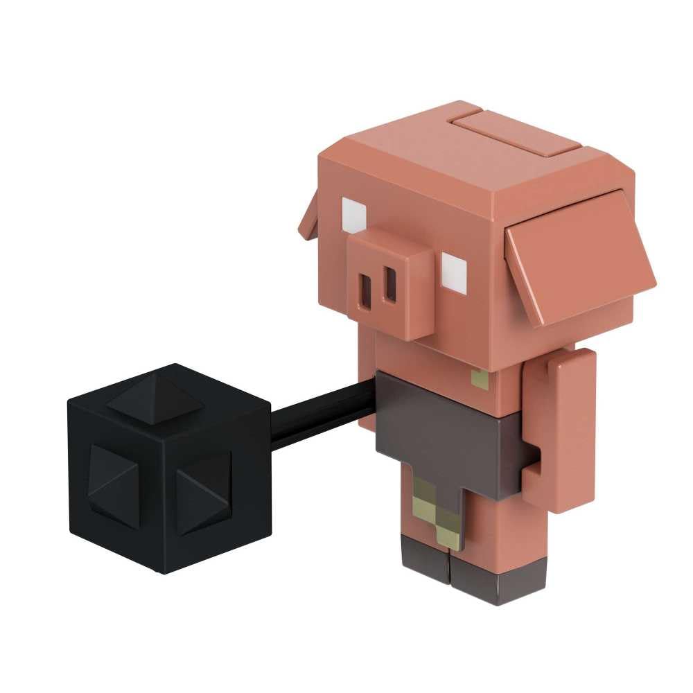 Package-ready Piglin Runt figure for gifting or shelf display.
