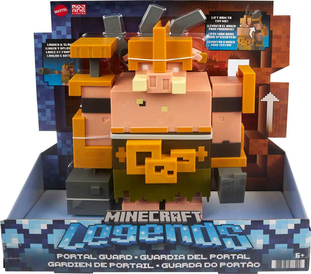 Mattel Minecraft Legends Portal Guard packaging art ideal for gifting