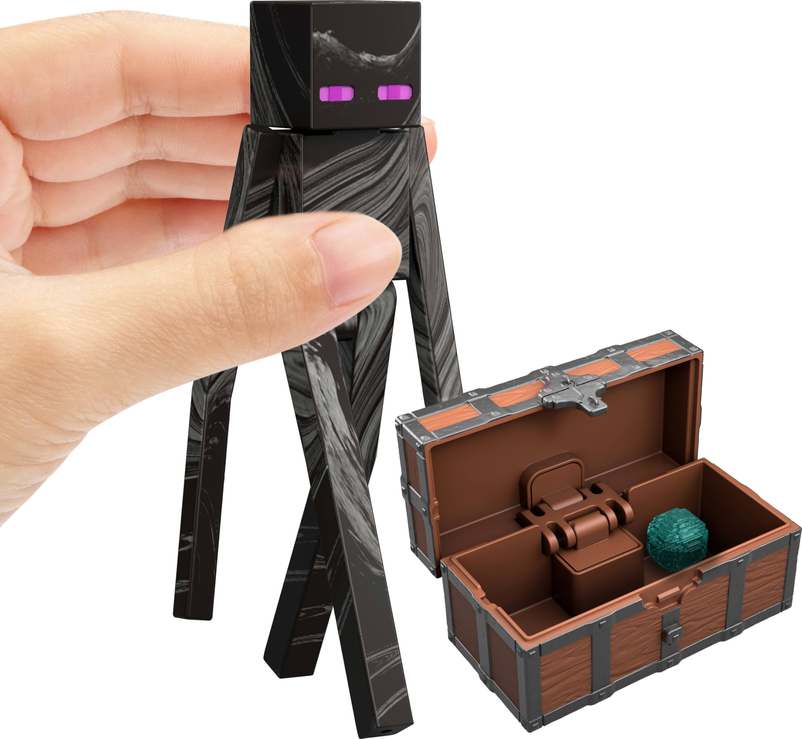 Mattel Minecraft playset scene supports creative storytelling and Overworld-style play.