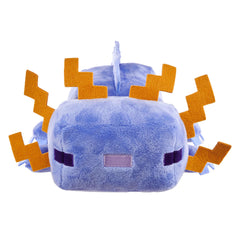Mattel Minecraft blue axolotl plush with gift-ready packaging for collectors.