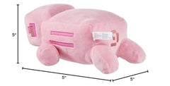 Mattel Minecraft Plush Pig display pose emphasizes collectible value