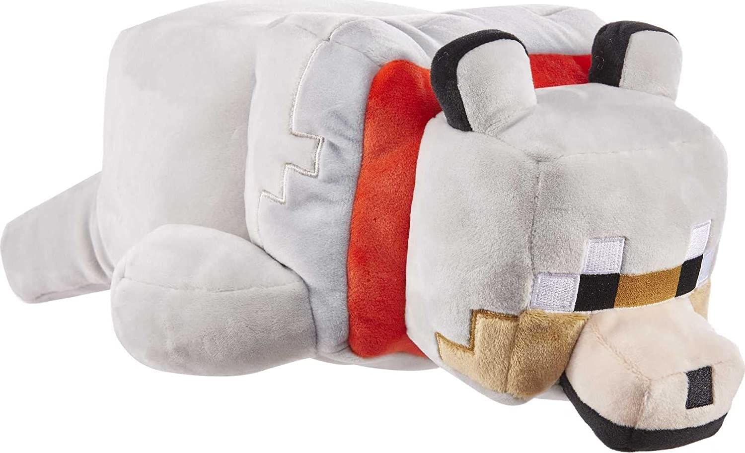 Mattel Minecraft Plush with stretchy fabric for squeezable, tactile fun.