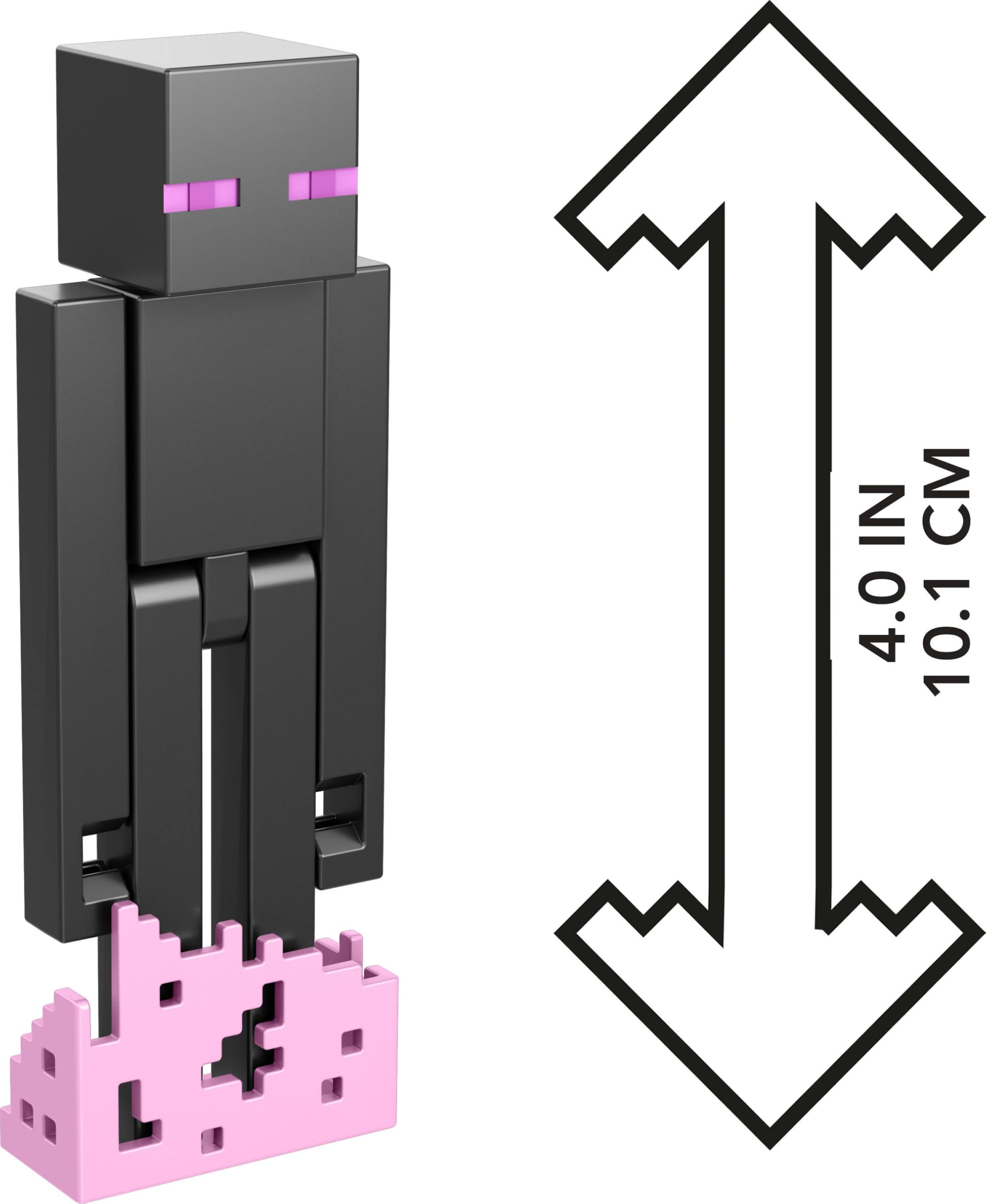 Mattel Minecraft figure with movable joints offers versatile posing options