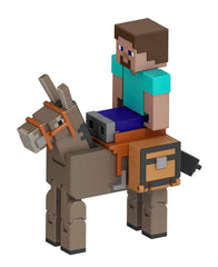 Mattel Minecraft Steve figure in 3-25 inch scale for storytelling play.
