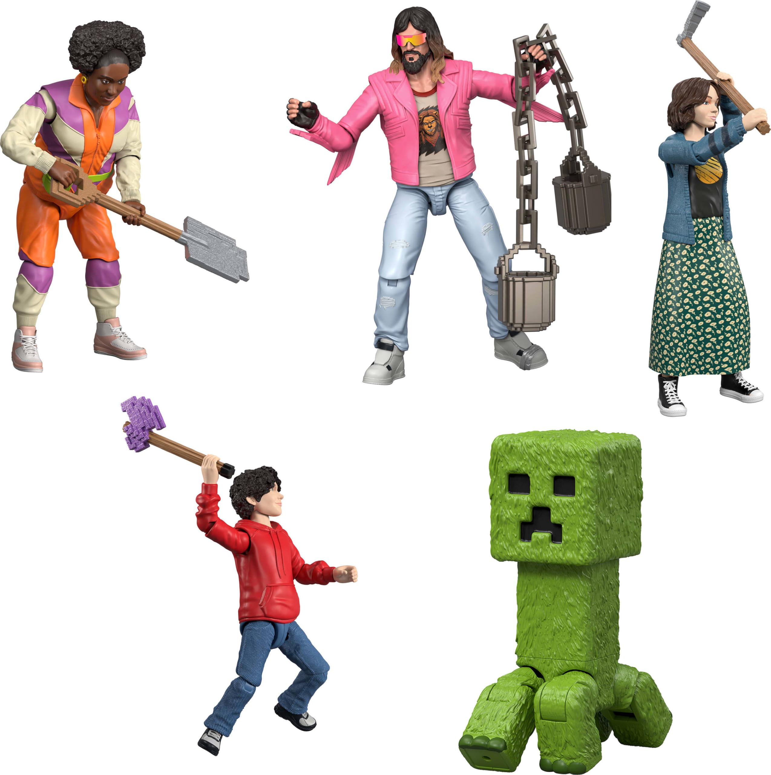 Mattel Minecraft Dawn figure expands play options for adventures.
