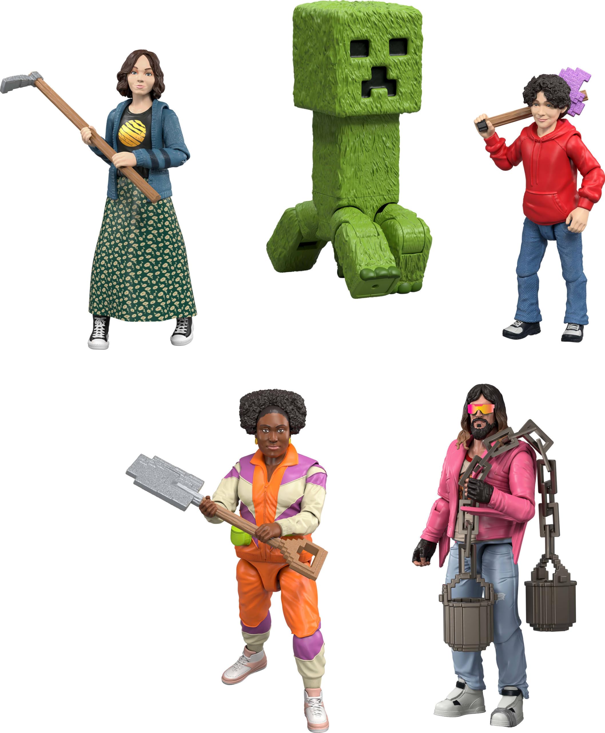 Mattel Minecraft Natalie figure joins the team for creative storytelling.