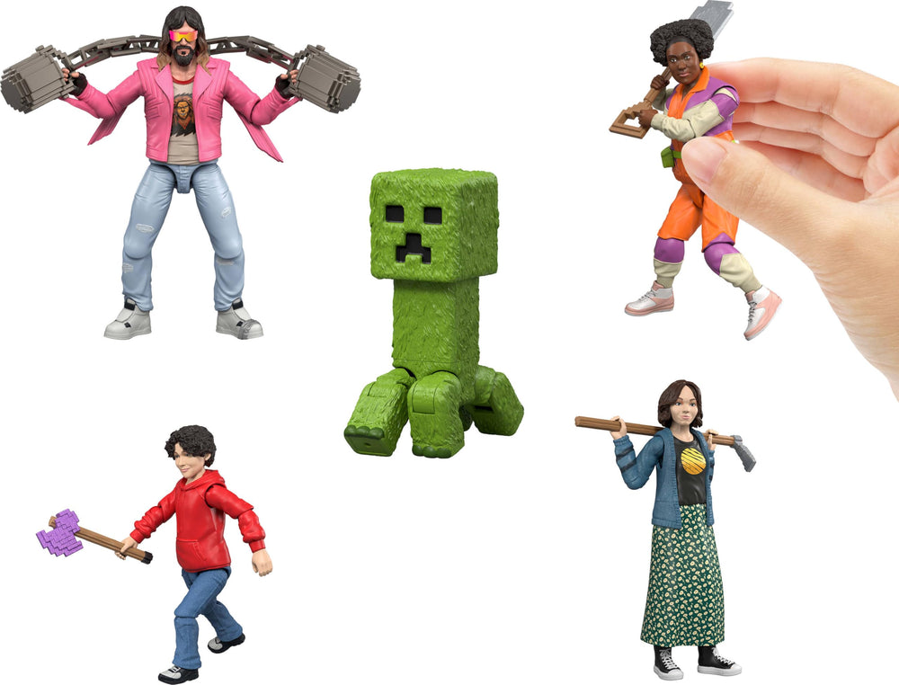 Mattel Minecraft Ultimate Movie Pack Skeleton figure with bow for action-packed scenes.