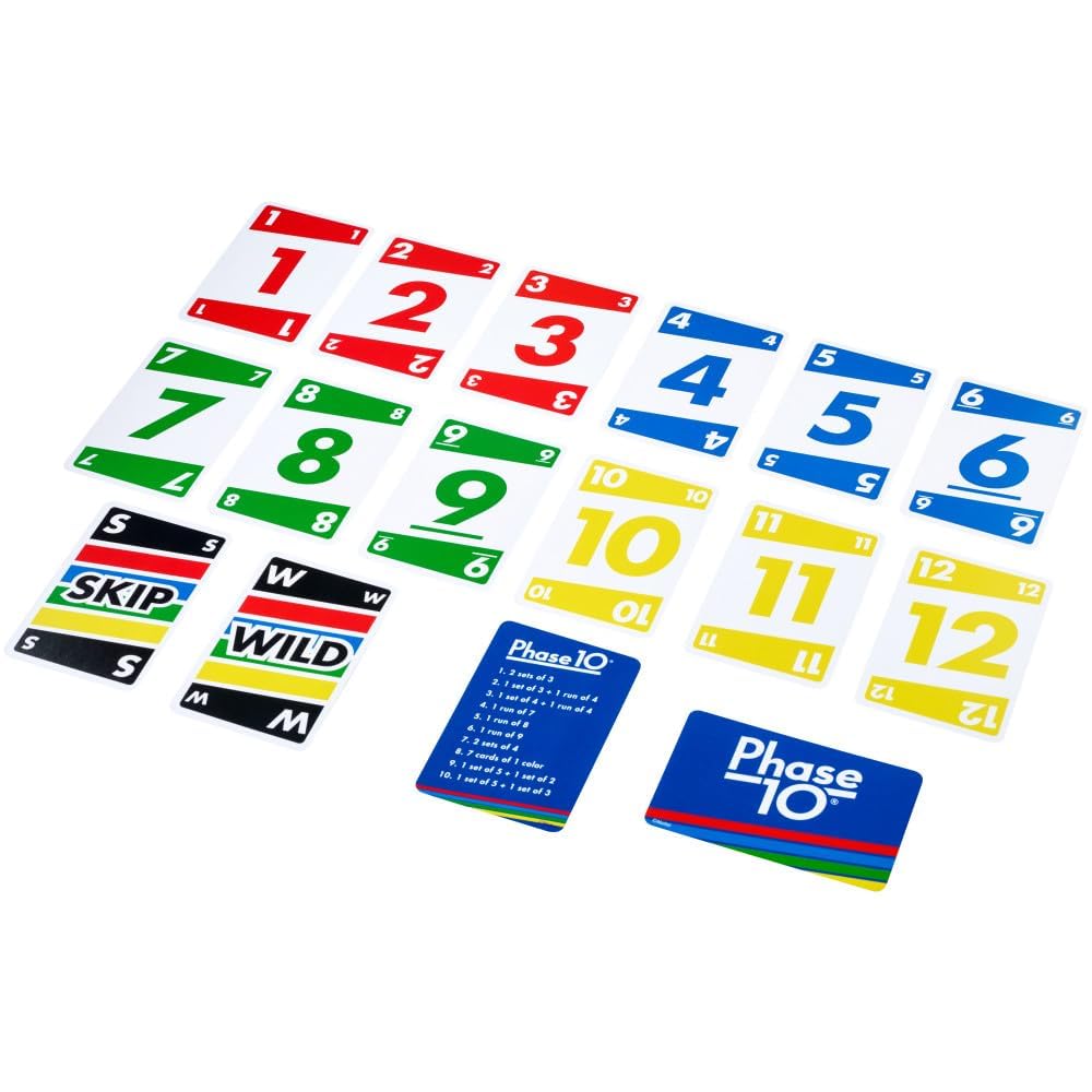 Mattel multi-player card games for family gatherings and social fun.
