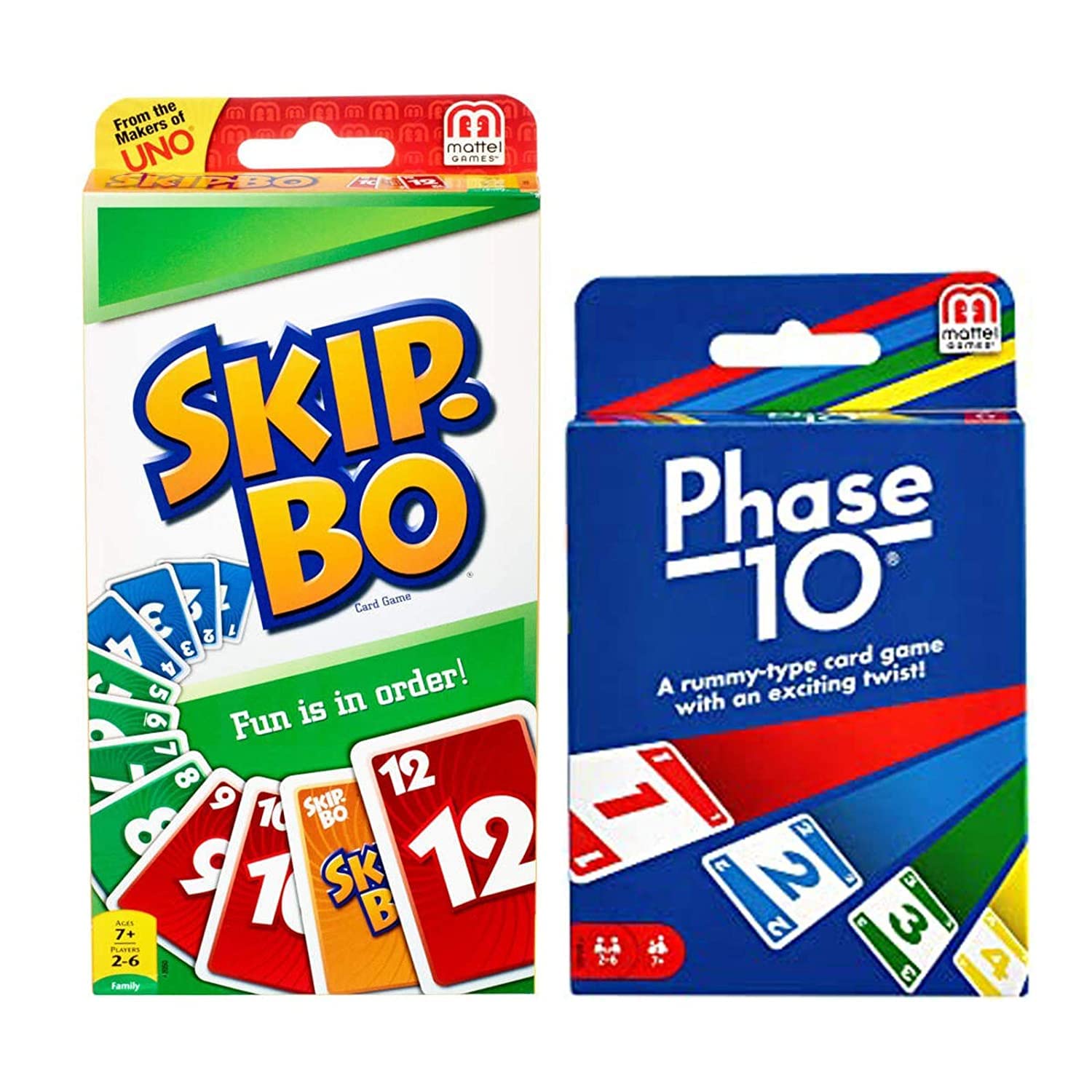Mattel Phase 10 card game phase play visual for fast family rounds