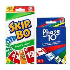Mattel Phase 10 card game phase play visual for fast family rounds