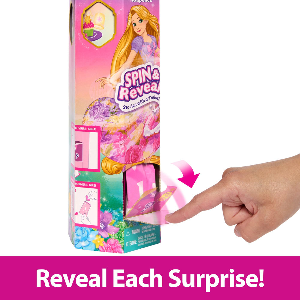 Mattel Rapunzel with reversible skirt and snap-on bodice for mix-and-match styling.