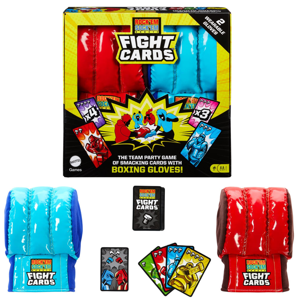 Mattel Games Rock Em Sock Em red glove for fast-paced family battles