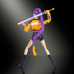 Mattel Rumi posed on stand showing dynamic stability and display options