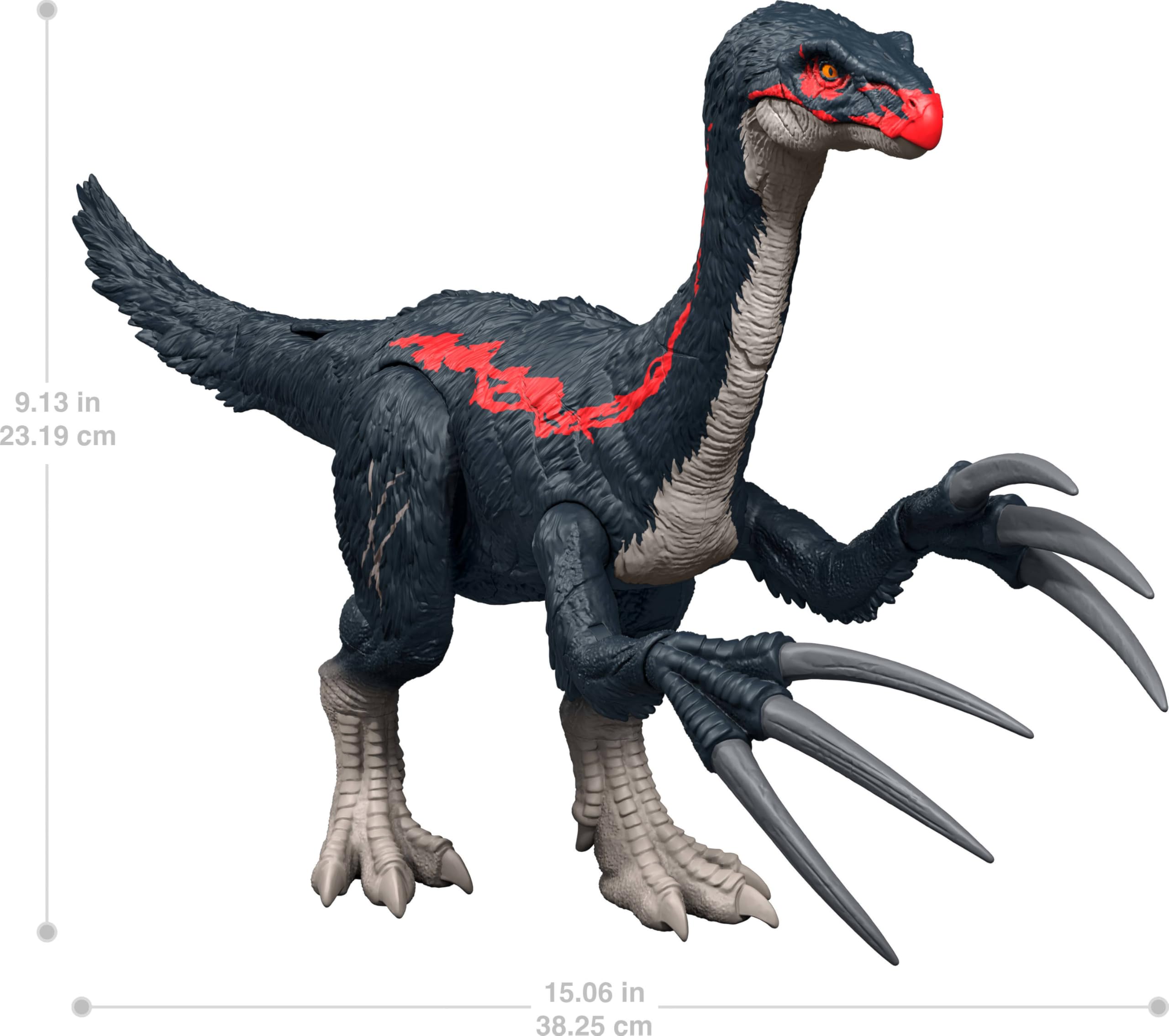 Mattel Therizinosaurus detailed sculpt and color ideal for display and fan collections.