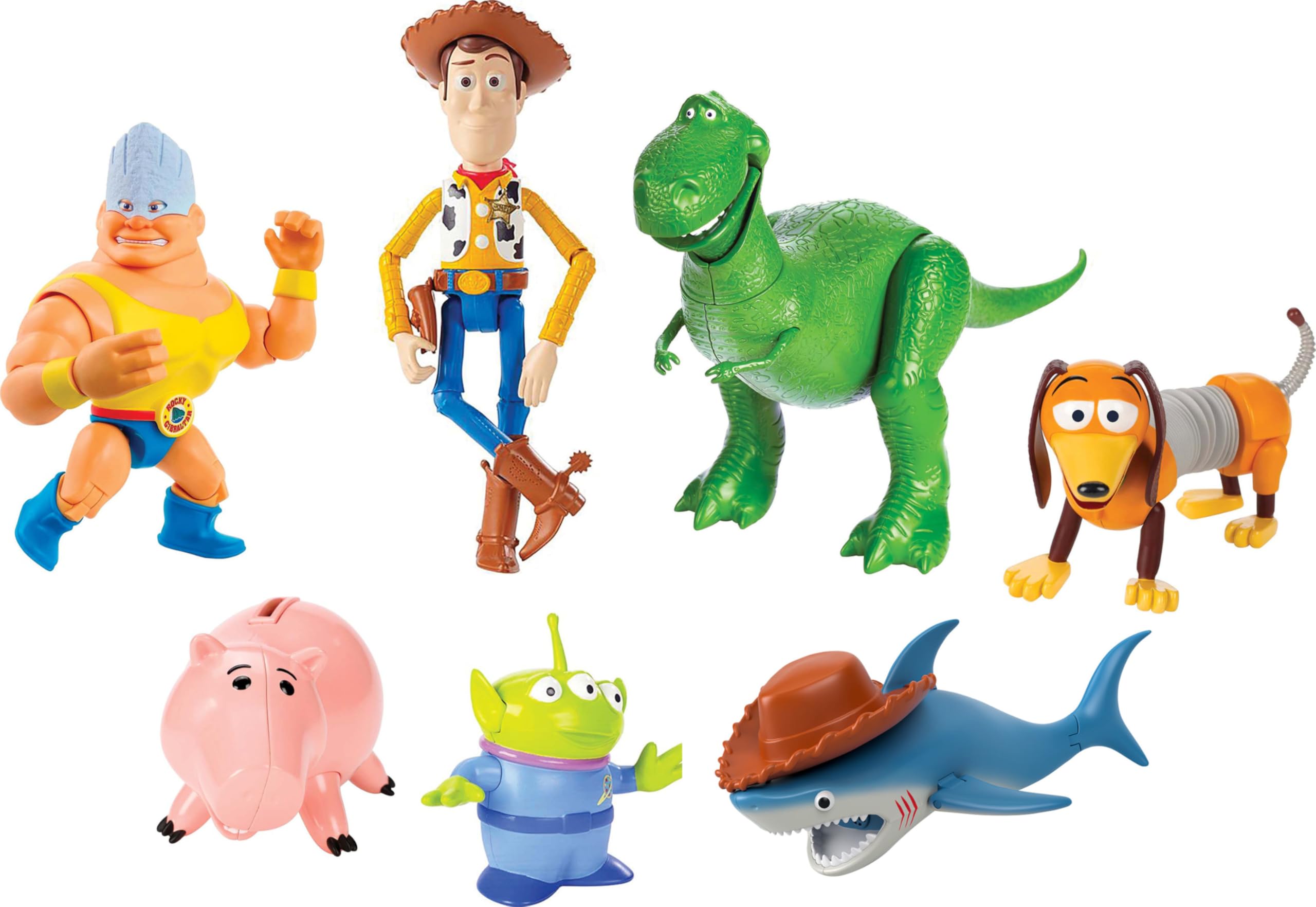 Mattel Toy Story Alien action figure for classic space adventures and poseable fun.