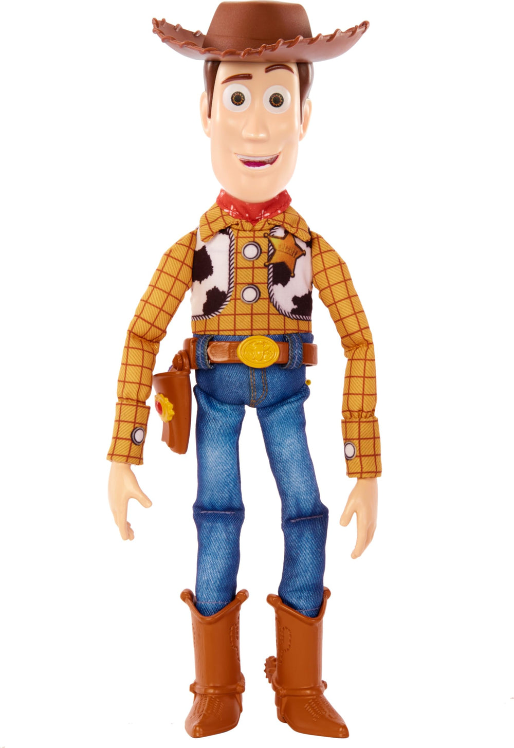 Mattel Toy Story Woody back-tab activates 30+ phrases for interactive play