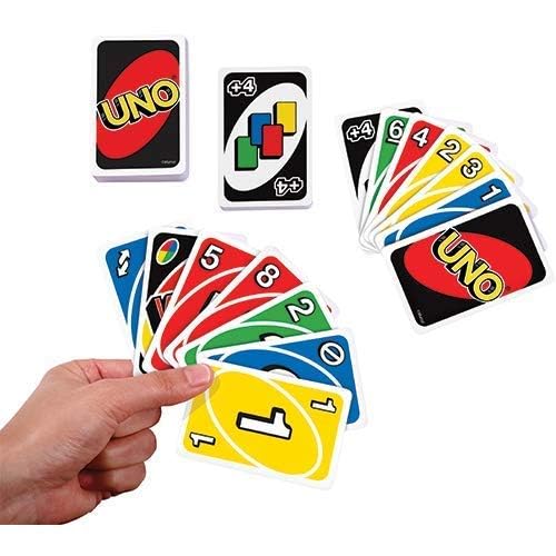 Mattel UNO bright color decks support quick recognition and dynamic play