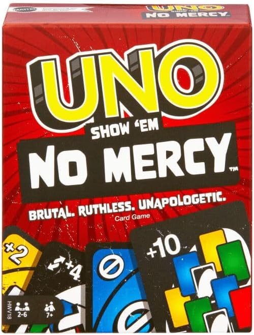 Mattel Uno Flip double-sided deck offering twists and strategic play.