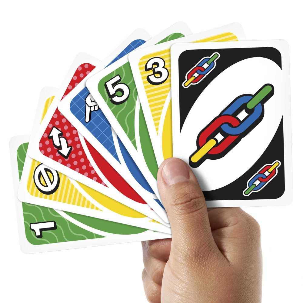 Mattel UNO Party Game family night is approachable for players of all ages.