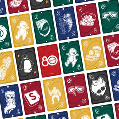Mattel UNO Rock 'em Sock 'em Robots graphics spark group play.