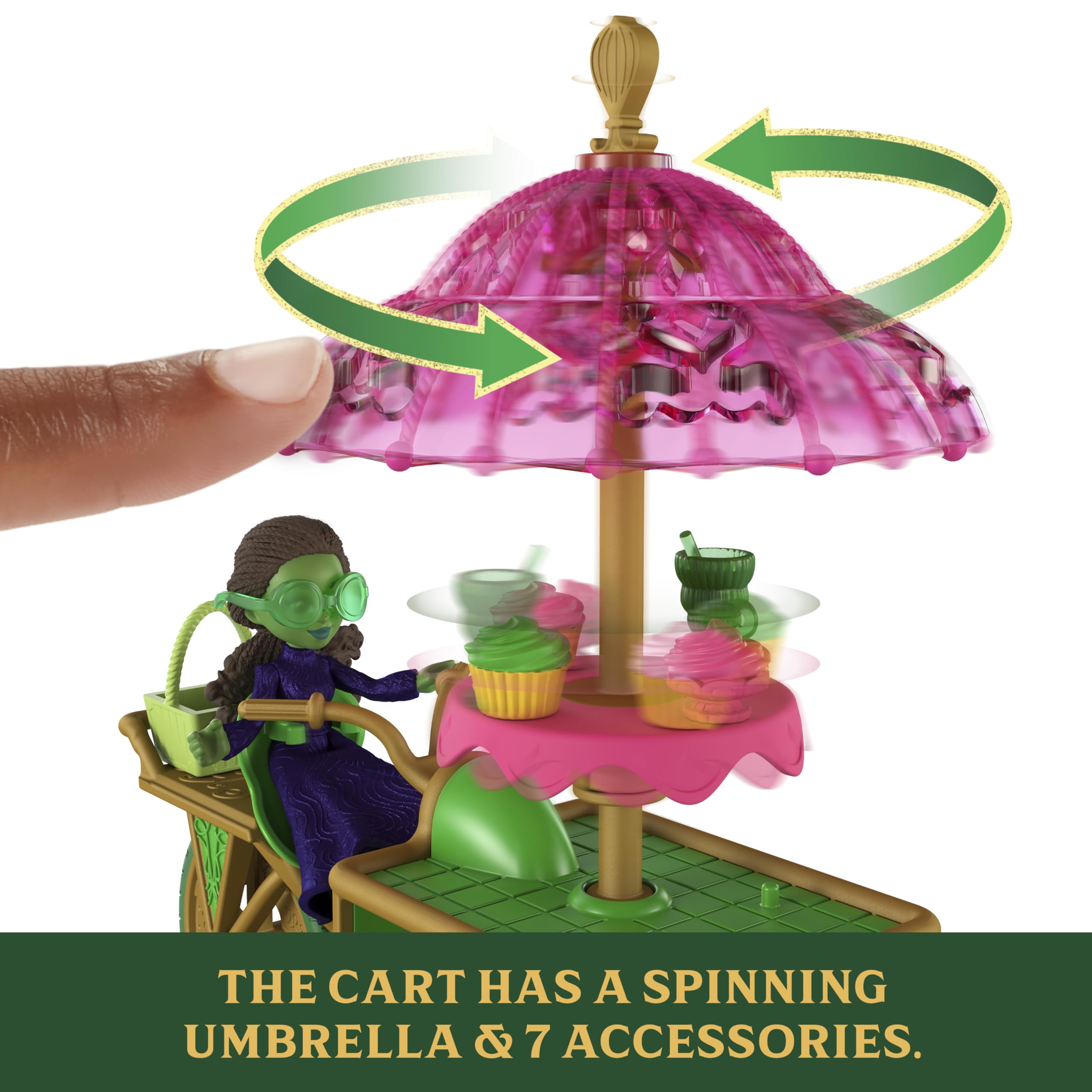 Mattel Wicked dessert cart accessories provide pretend treats and play options
