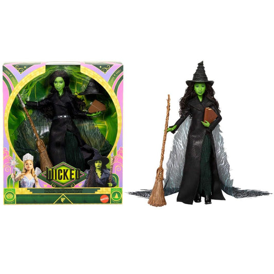 Mattel Wicked Elphaba gown and cape deliver true-to-movie styling for imaginative play.