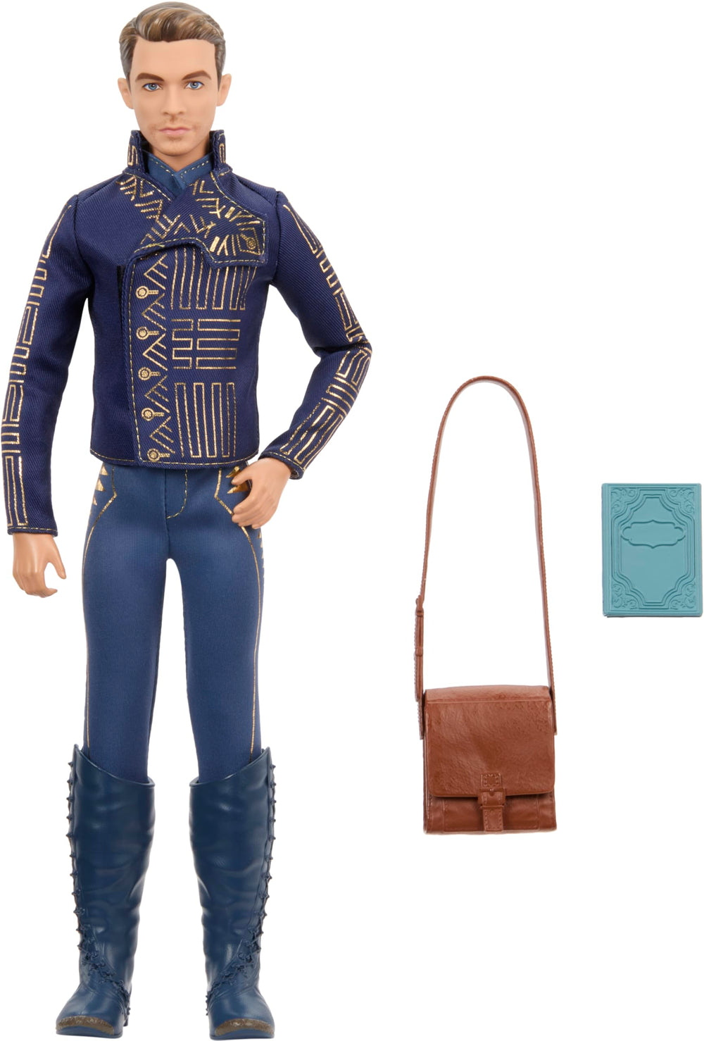 Mattel Wicked Fiyero doll's detailed outfit enhances immersive role play.