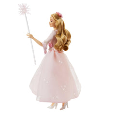 Mattel Wicked Glinda 3D bubble window packaging enhances unboxing and display appeal.