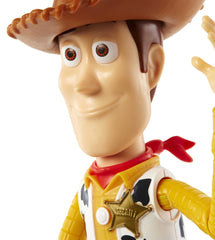 Mattel Woody figure designed for display-ready Pixar collection showcases.