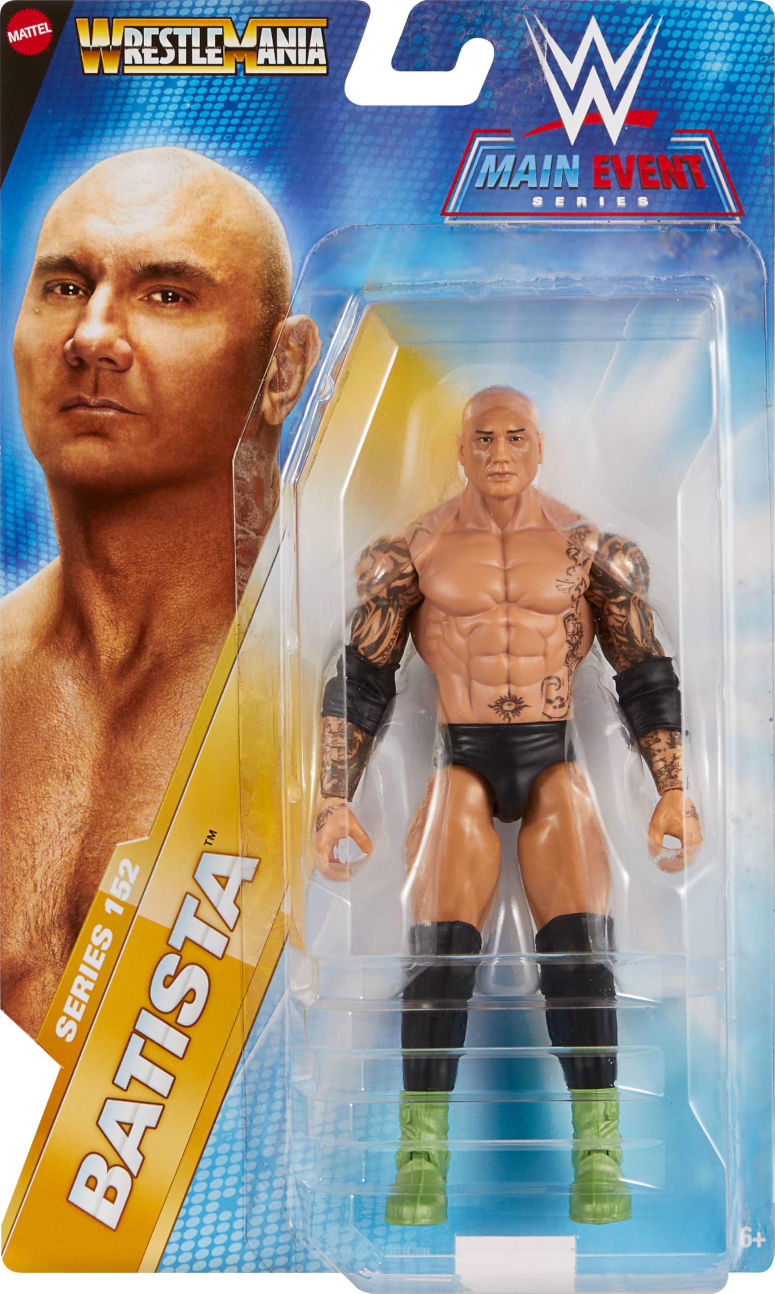 Mattel WWE Batista action figure articulation for dynamic posing