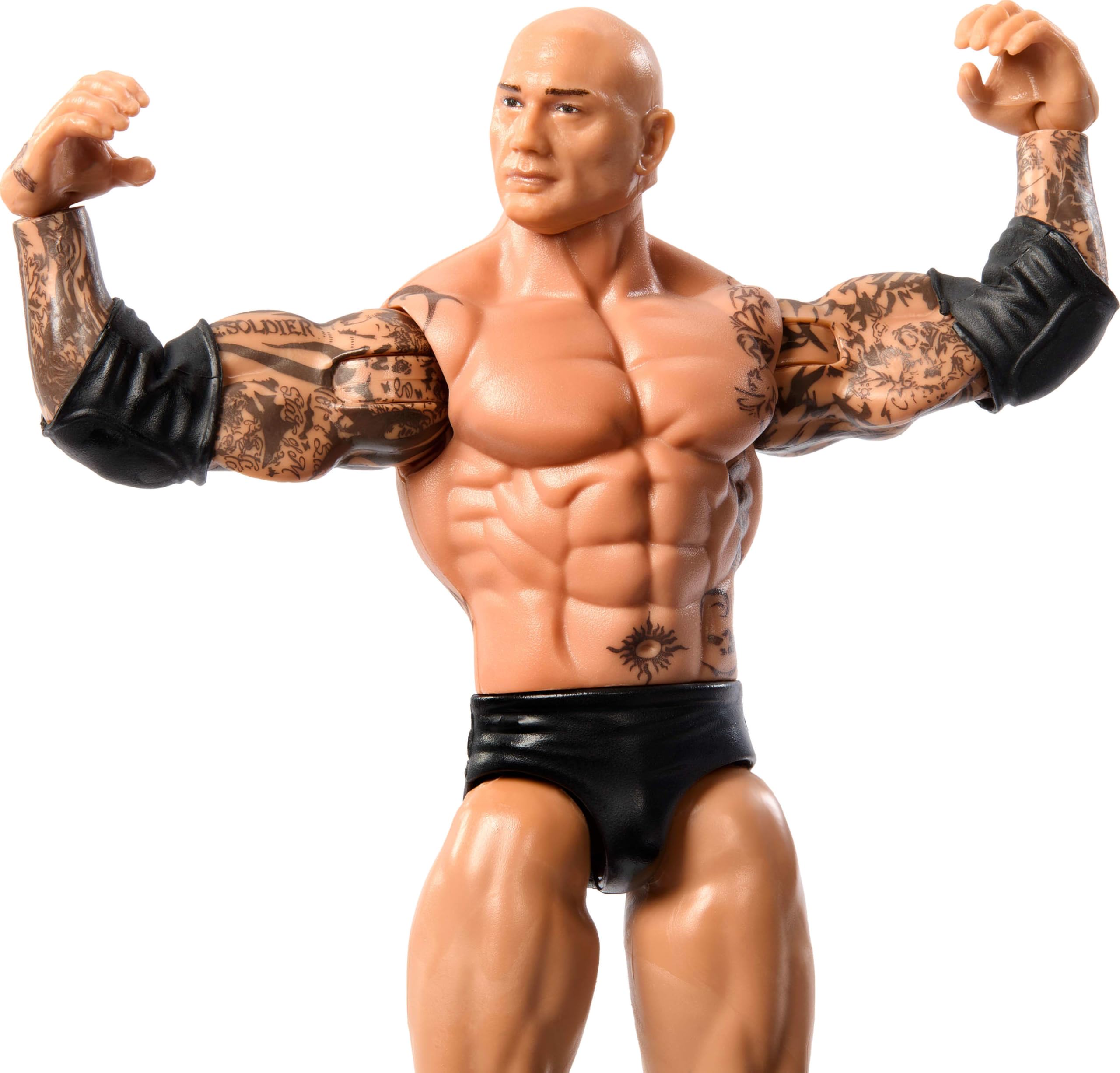 Mattel WWE Batista action figure authentic ring gear for play realism