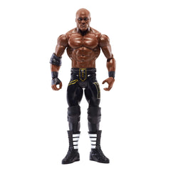 Mattel Bobby Lashley 6 inch action figure front view with authentic ring gear for display and play.