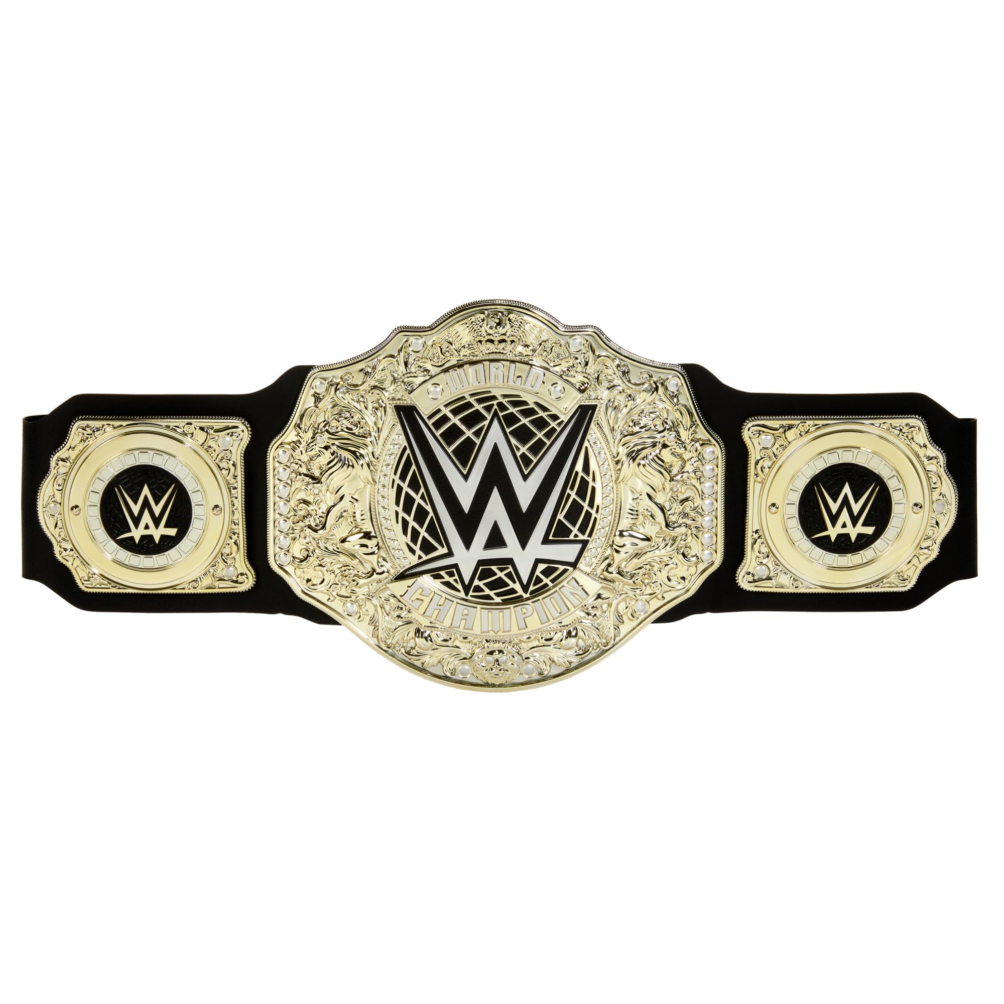 Mattel WWE Championship Belt with a long 3ft strap for kid role-play adventures
