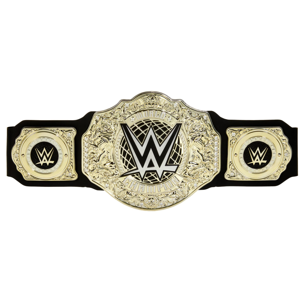 Mattel WWE Championship Belt with a long 3ft strap for kid role-play adventures