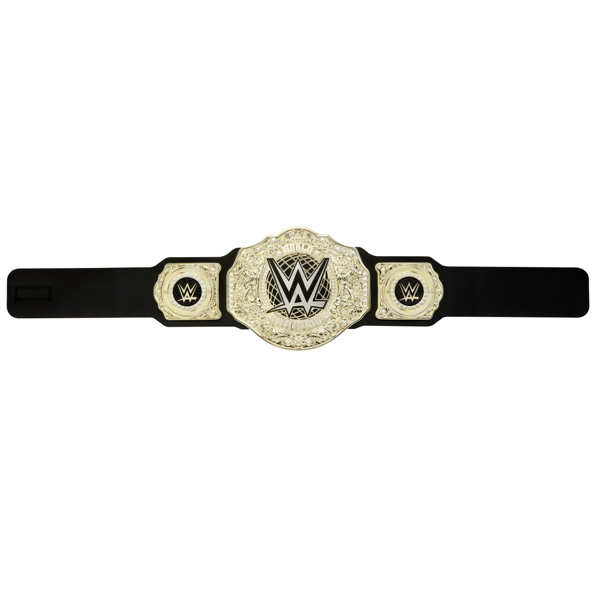 Mattel WWE Championship Belt in a kid-friendly play scene arena