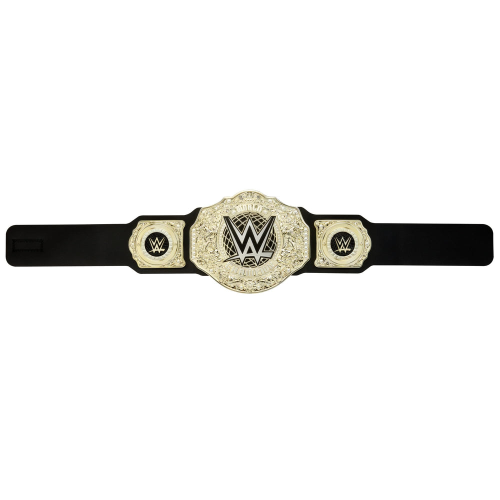 Mattel WWE Championship Belt in a kid-friendly play scene arena