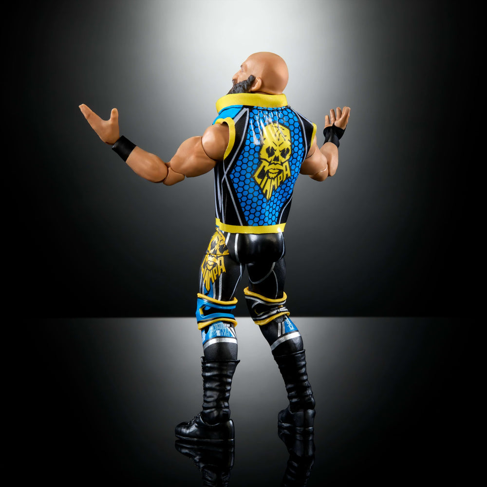 Mattel WWE Ciampa ring entrance pose supports authentic figure presentation