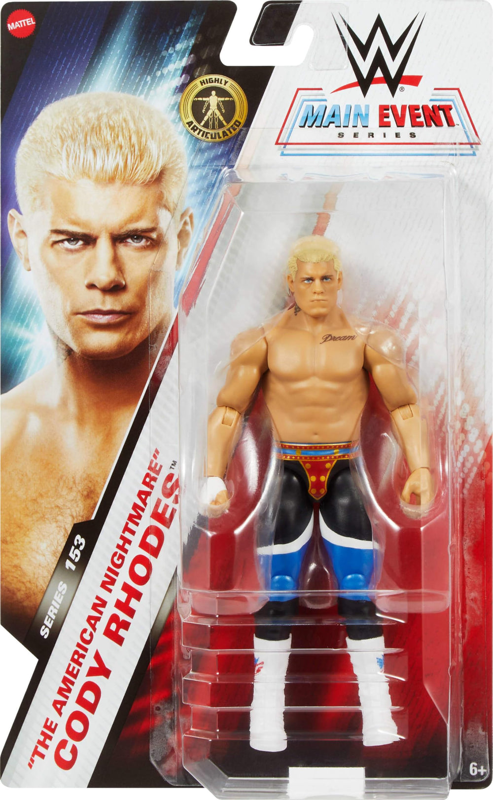 Mattel WWE Cody Rhodes American Nightmare figure articulation-poses enables dynamic posing.
