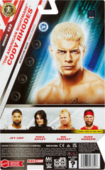 Mattel WWE Cody Rhodes American Nightmare figure ready for collection-display on standard shelves.