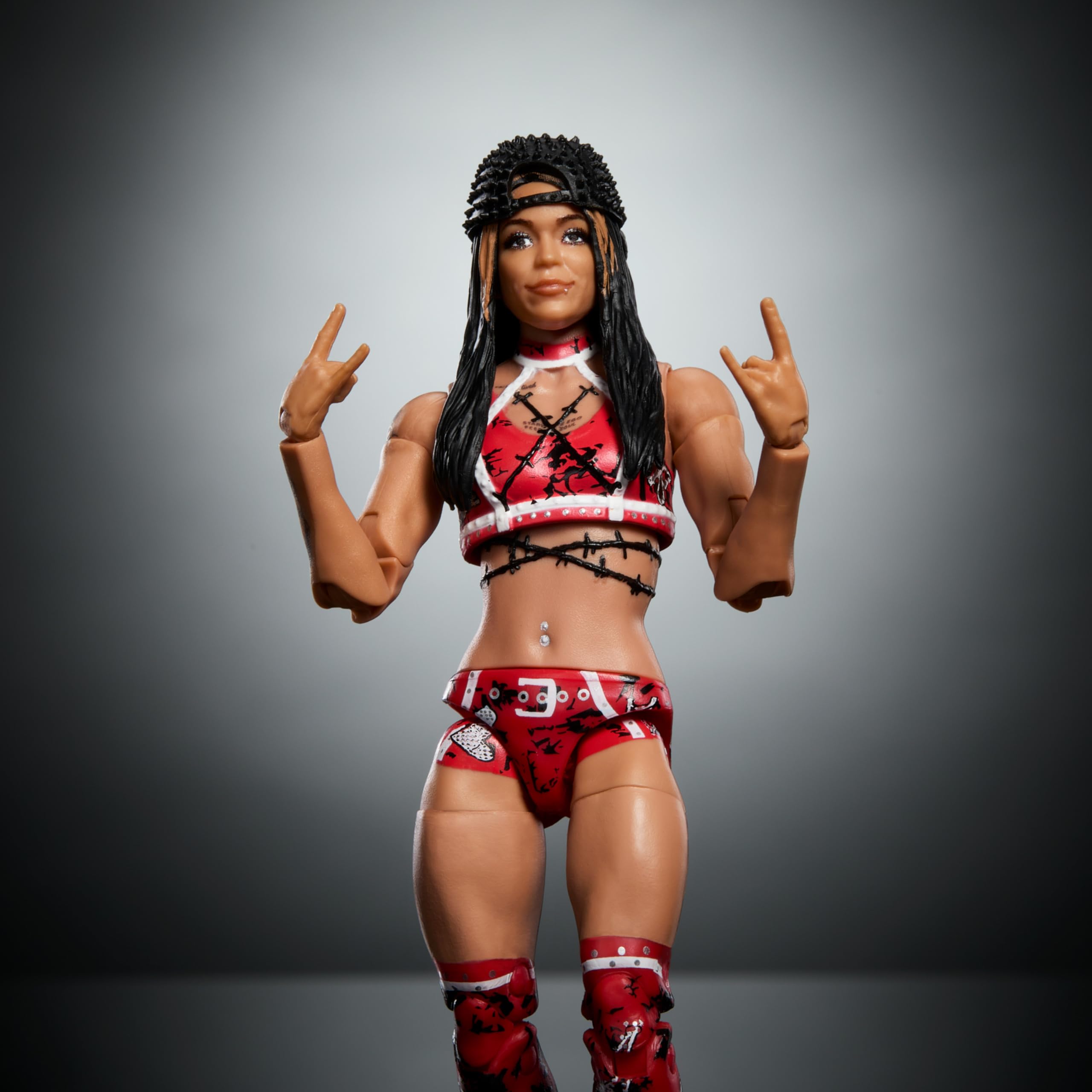 Mattel WWE Elite accessories set with interchangeable hands for action scenes.