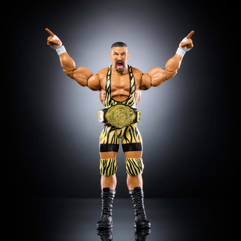 Mattel WWE Elite Bron Breaker swappable hands enable versatile battles and poses.